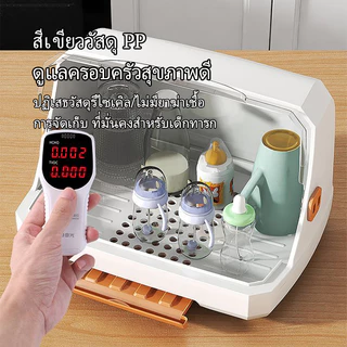 ANDRE กล่องเก็บขวดนม กล่องเก็บขวดนมอเนกประสงค์ ตัวฝาปิดป้องกันฝุ่นละอองและเชื้อแบคทีเรีย พกพาสะดวก
