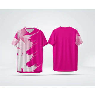 เสื้อกีฬาพิมพ์ลาย ชิ้นหน้า คอวี ENG.08 ผ้าไมโคร ใส่ได้ทุกเพศ