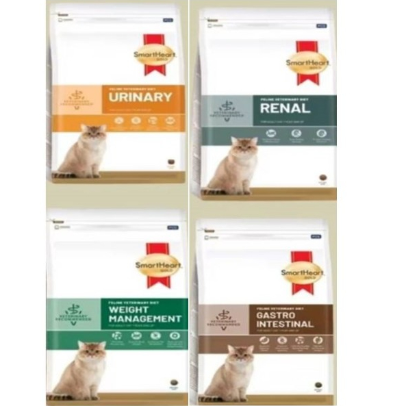 SmartHeart Gold Cat Urinary Renal Gastrointestinal Weight Cat 1.5kg*โปรดอ่านรายละเอียดก่อนสั่งซื้อ