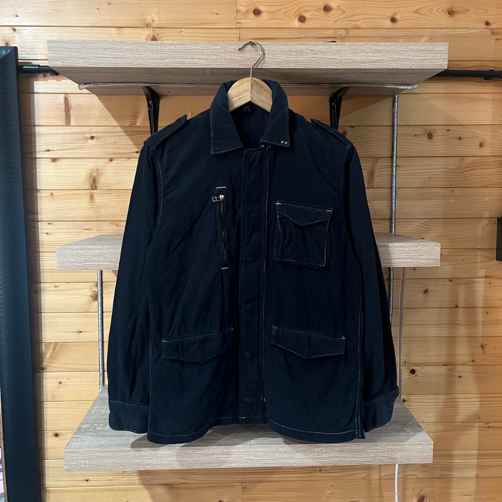 abahouse corduroy gabardine mini field jacket