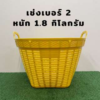 เข่งพลาสติก เข่ง เข่งฉีด เข่งใส่ของ แบบขอบลาย เข่งปลูกต้นไม้…