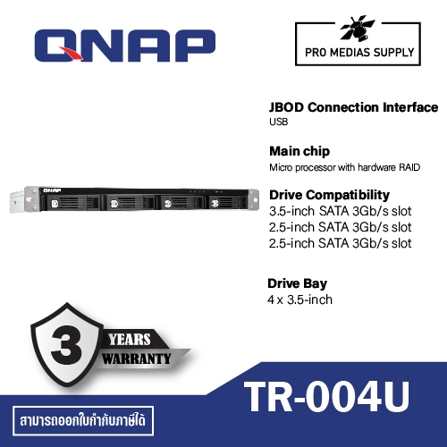 QNAP TR-004U JBOD Connection Interface	USB