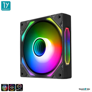 พัดลมระบายความร้อน Tsunami 1267 ARGB 12CM Cooling Fan รับประกันสินค้า 1 ปี