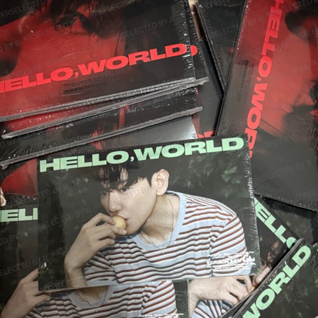 พร้อมส่ง NEW อัลบั้ม BAEKHYUN The 4th Mini Album 'Hello, World'