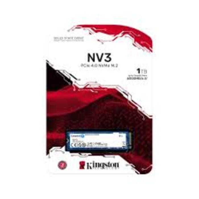 1 TB SSD M.2 PCIe 4.0 KINGSTON NV3 (SNV2S/1000G) NVMe ประกัน3ปี
