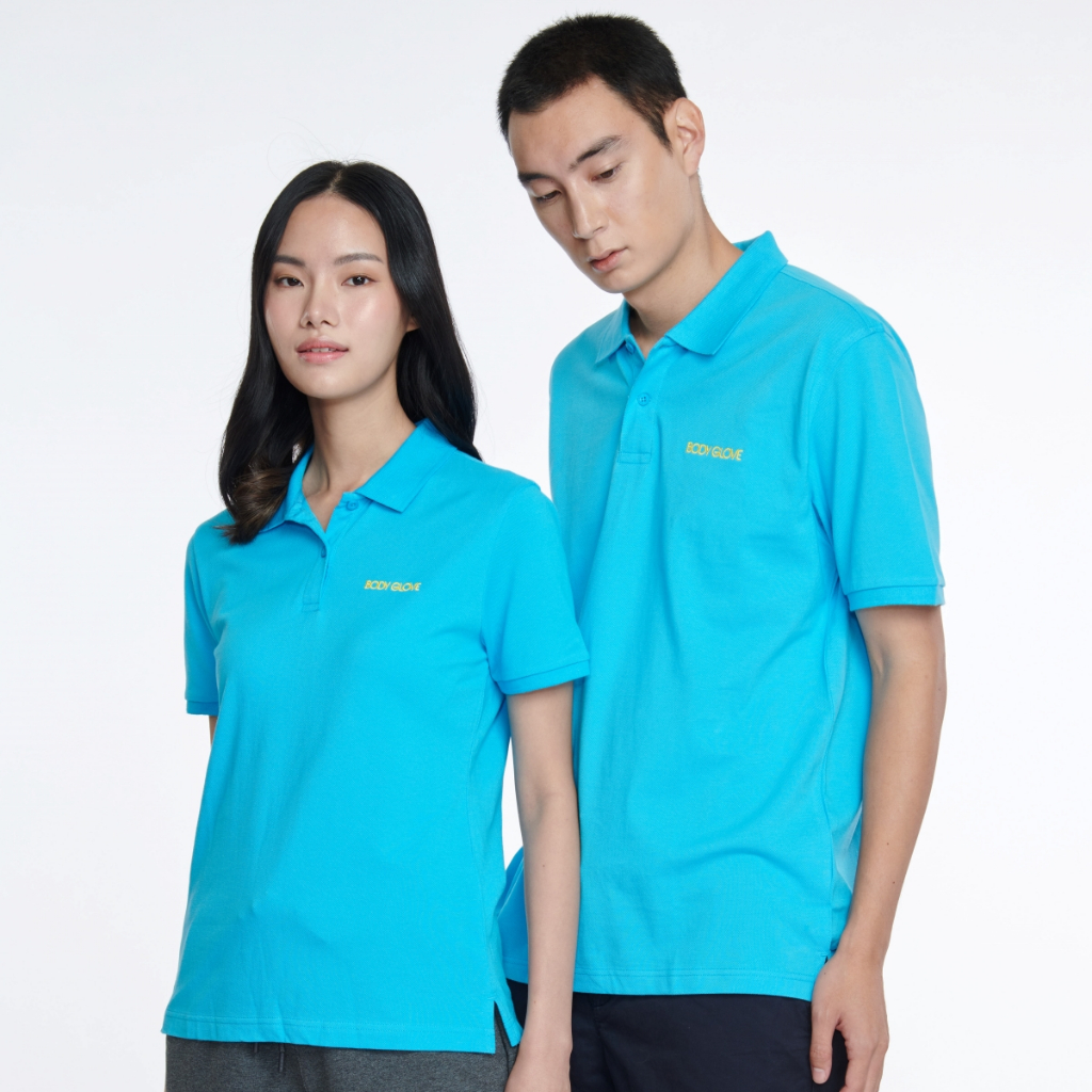 BODY GLOVE CLASSIC POLO เสื้อโปโล สีฟ้า-12