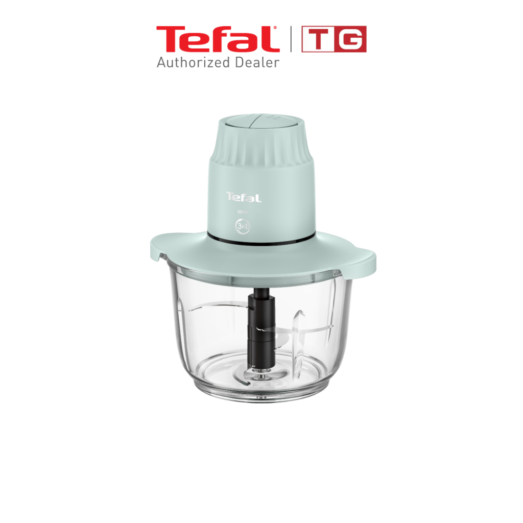 TEFAL เครื่องบดสับอาหาร Choppeo โถแก้ว 500W ความจุ 2 ลิตร รุ่น MB603166 รับประกันศูนย์ 2ปี