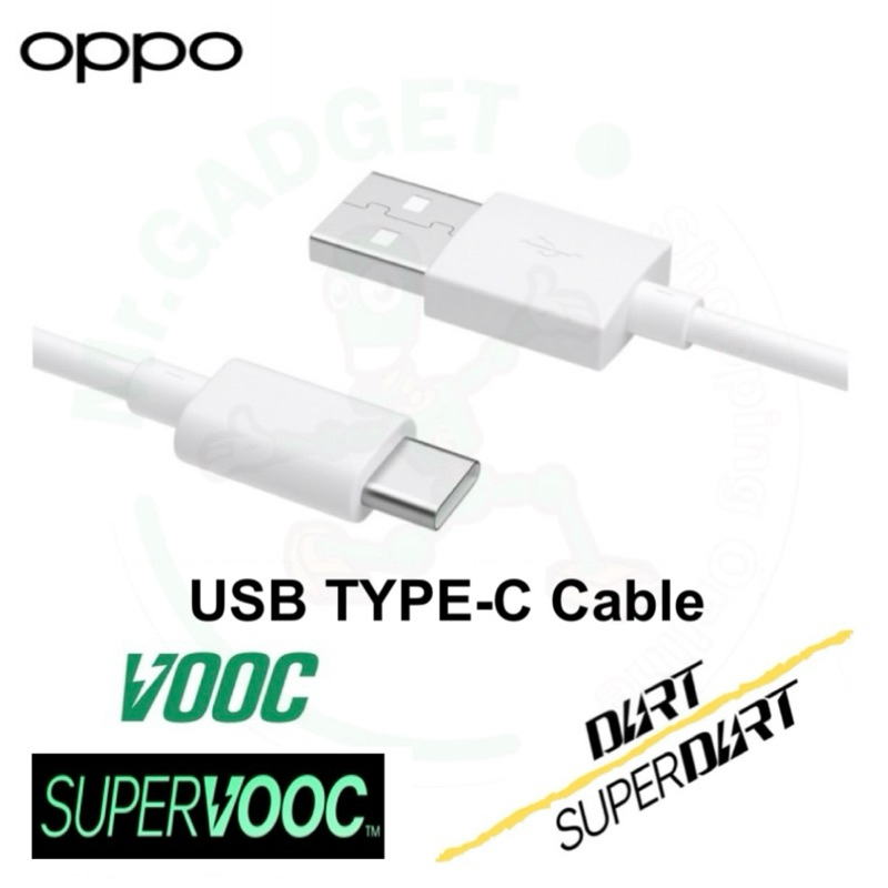 สายชาร์จoppo supervooc usb type-c ประกันศูนย์oppo 3เดือน