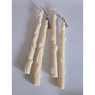 Cirrusxxstudio flower candle (ขายเป็นคู่นะคะ) เทียนแท่งดอกไม…