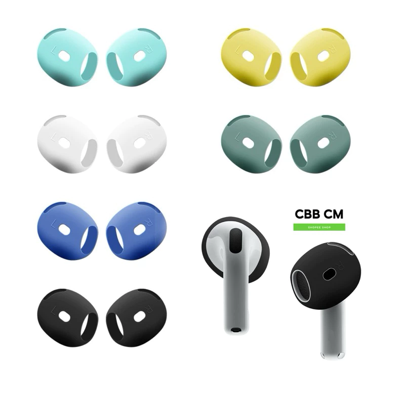 พร้อมส่ง🇹🇭Silicone Ear Cover For Airpods 4 1Set 2ชิ้น L R ซ้าย ขวา ซิลิโคนกันรอยหูฟังแอร์พอร์ต4 2024