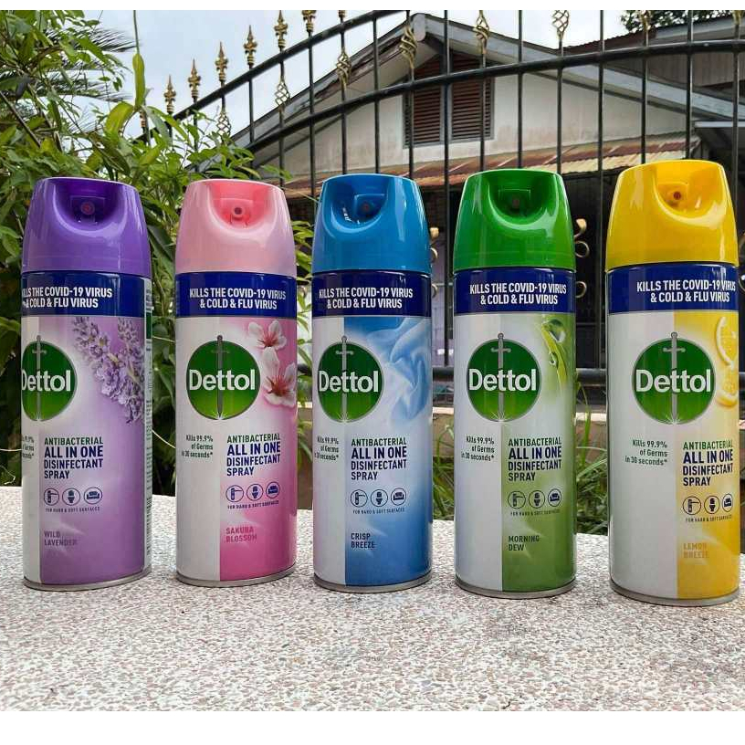 [กรอกPSK0919เหลือ120] พร้อมส่ง เดทตอล สเปรย์ รุ่นใหม่ฆ่าCV (Dettol) ฆ่าเชื้อไวรัส 99.9% 450 mlนำเข้าจากสิงค์โปร์มีเรทส่ง