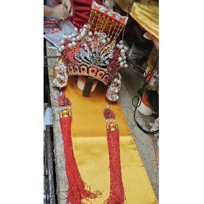 หมวกเจ้าเเม่ทับทิม หมวกร่างทรง หมวกพระจีน