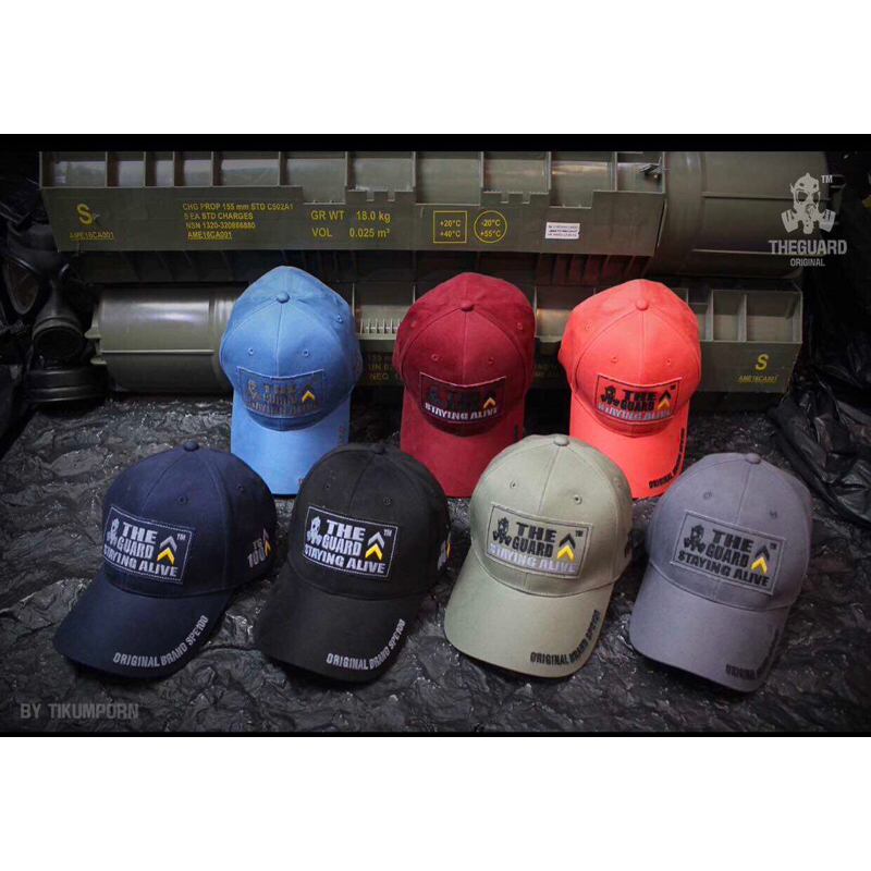 หมวกแก๊ปเดอะการ์ด THE GUARD หมวกแก๊ป ทรงสวย สีสวย ฟรีไซส์ ด้านหลังปรับได้‼️