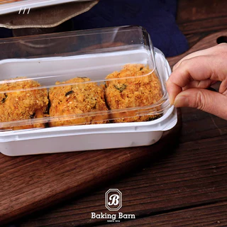 Baking Barn Cake box 14x8x6.5 ซม. (50 ชิ้น/แพ็ค) กล่องใส่ขนม กล่องขนมชิ้นเล็ก