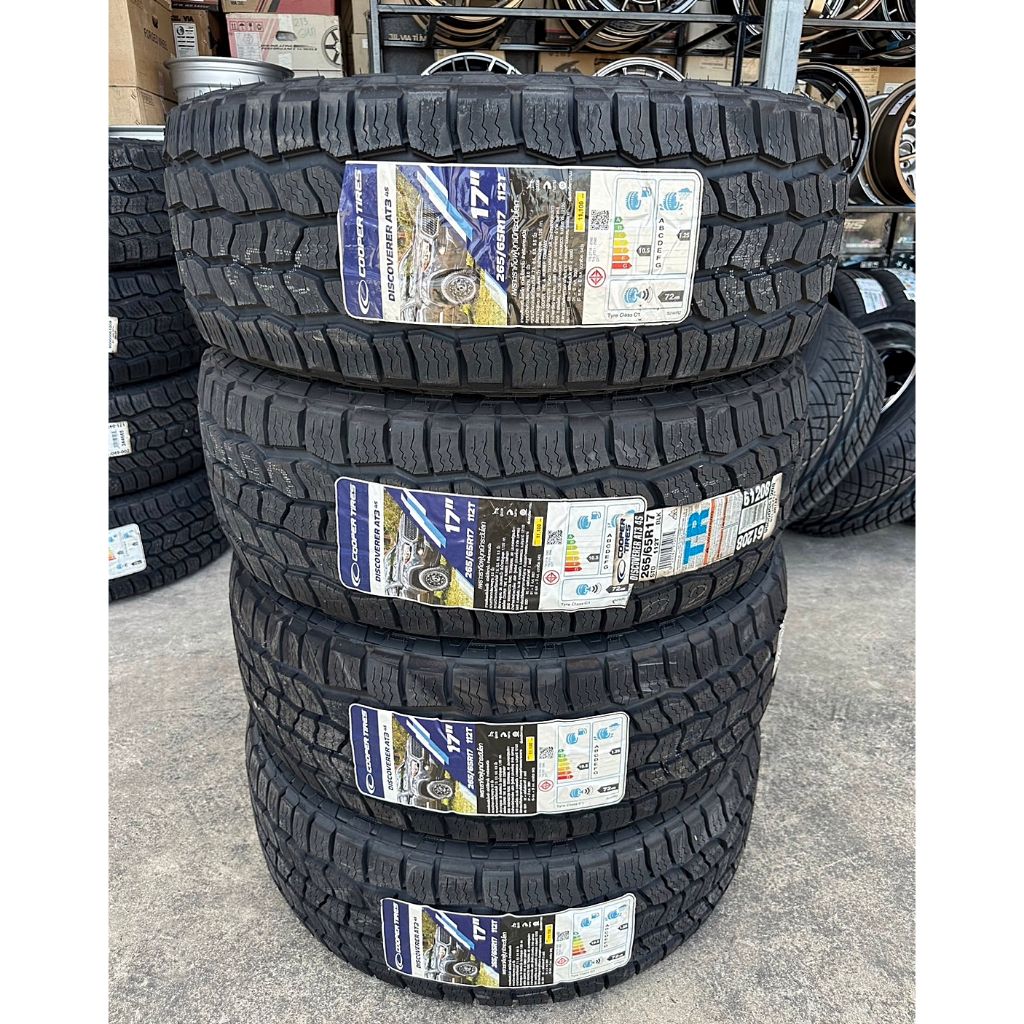 🔴 ยาง "#คูเปอร์" Cooper® Discoverer® AT3 4S™ All-Terrain  ผลิตอเมริกา 🇺🇸🇺🇸 265/65R17 *** ยางใหม่ ปี 