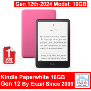 Amazon Kindle Paperwhite Gen 12 2024 1 Year Warranty เครื่องอ่านหนังสือ จอ 7 นิ้ว กันน้ำ IPX8