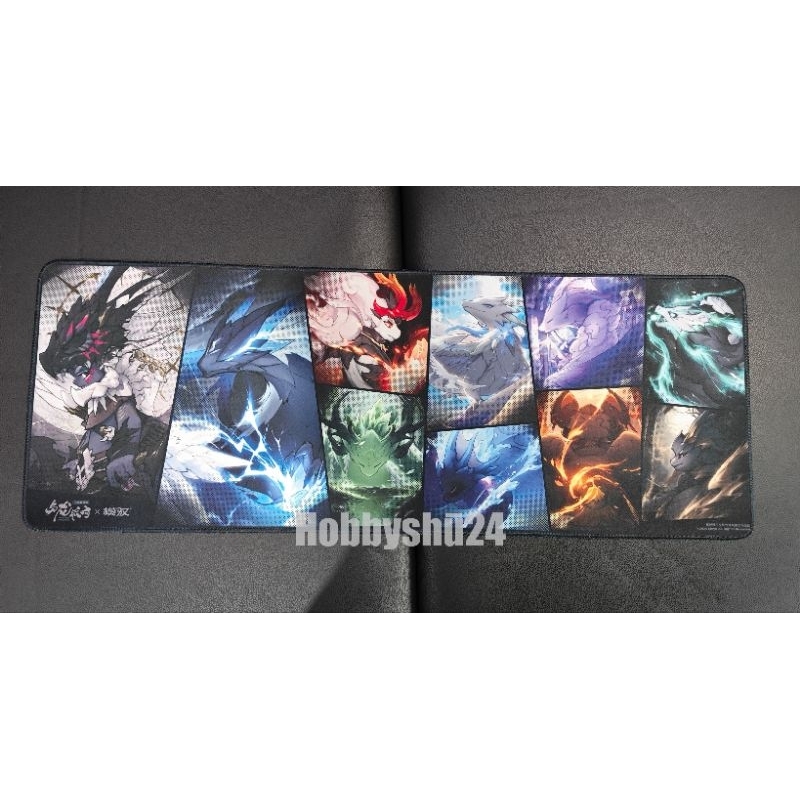 พร้อมส่งในไทย แผ่นรองเมาส์ ลายมังกร together with loong