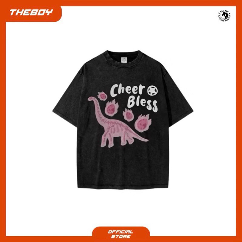 THEBOY-CHEER BLESS VINTAGE เสื้อยืดวินเทจ