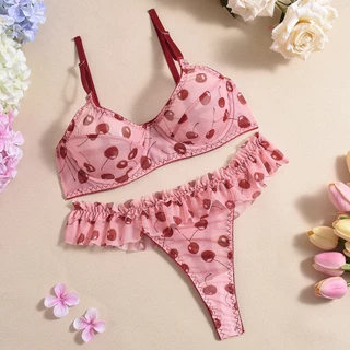 ส่งไวจากไทย ชุดบิกีนี่ รุ่นใหม่ sexy bikini มีโครง ผ้าลูกไม้#0434