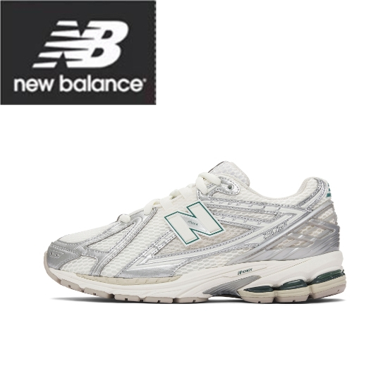 【ของแท้ 100%】New Balance NB 1906R White Silver