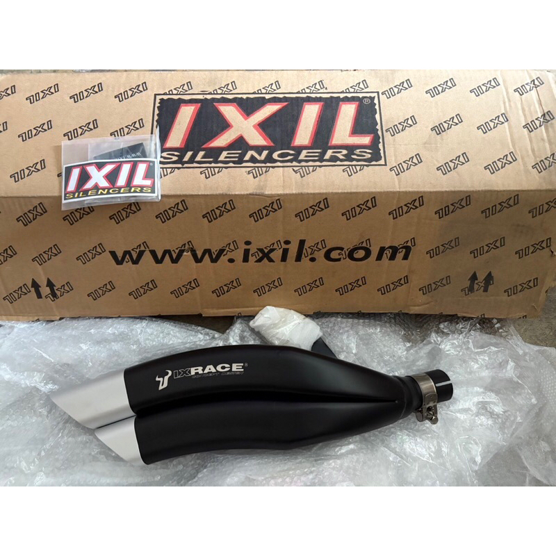 SALE ท่อแท้มือ1 IXIL Z7BLACK SLIP ON FOR KAWASAKI NINJA300 กับ Z300 ปี13 จาก 11500 บาท เหลือ 4000 บาท