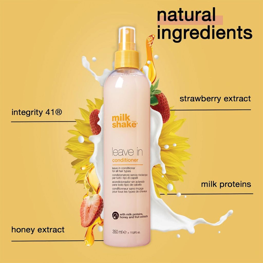 Milk Shake Leave In Conditioner 75ml / 350ml สเปรย์คอนดิชั่นเนอร์สำหรับผมที่แห้งเสียแตกปลายเล็กน้อย