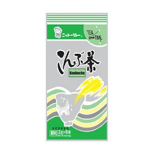 【DAISO Japanese 100 yen shop products】ชาน้ำสาหร่าย 16 กรัม (2 กรัม × 8 ซอง) จากบริษัทนิตโตโชคุฮิน ชาคอมบุแบบเกล็ด【Direct From Japan】