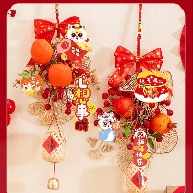 🔥 LED ตกแต่งปีใหม่ ไฟสาย จี้พวงมาลัย ไฟแต่งห้อง ไฟแต่งบ้าน สร้างบรรยากาศเทศกาลตรุษจีน - รูปที่ 5