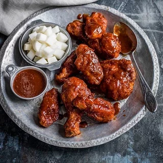 ชีสโตะจัง : ซอสเคลือบไก่ ซอสเคลือบ ทา ราด สูตรหม่าล่า 800 กรัม เพียวฟู้ดส์