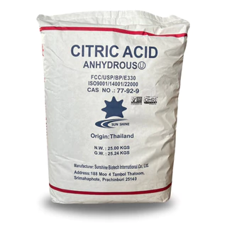 Citric Acid Anhydrous : กรดมะนาว ซิตริก แอนไฮดรัส 1kg