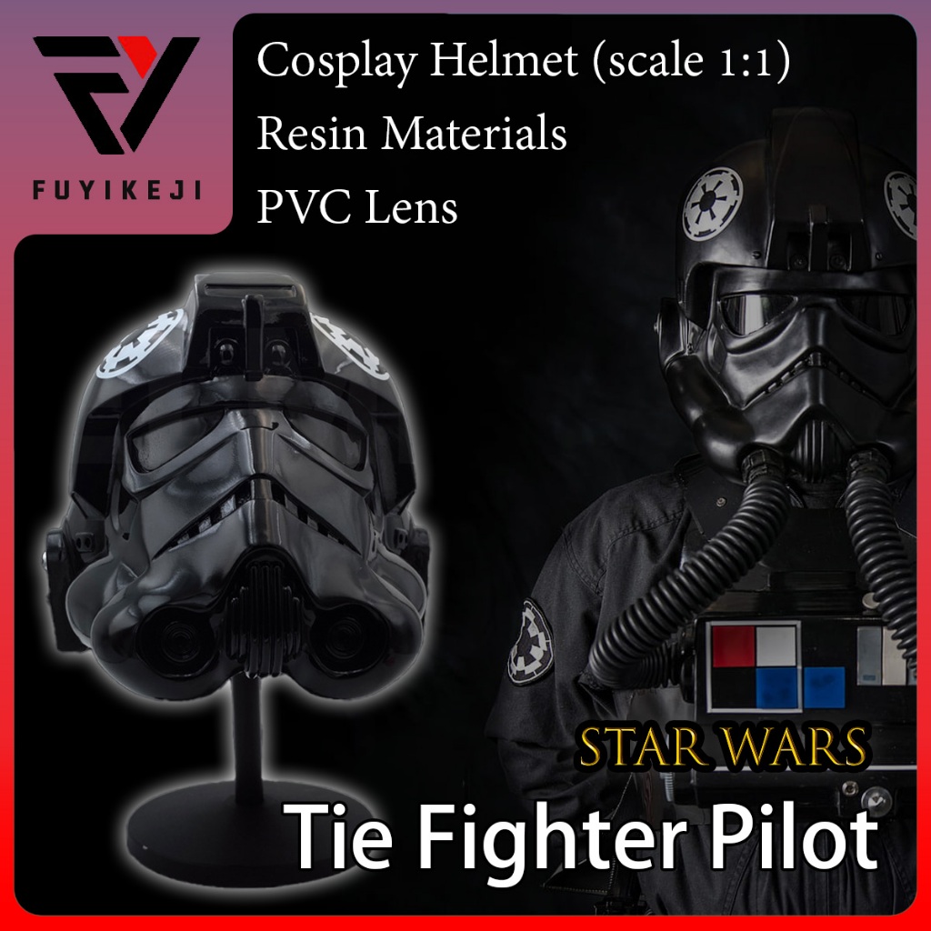 [ Cosplay ] หมวก Tie Fighter Pilot  | Star Wars Rebels | Helmet | Games Props | Helmet | Mask หน้ากา