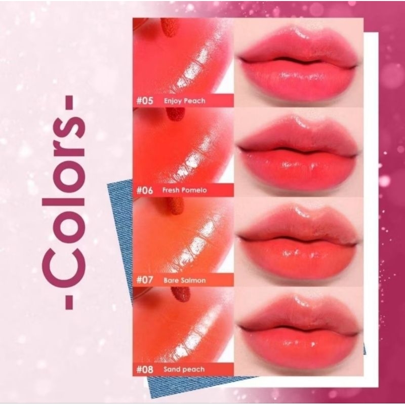 (1ชิ้น)[ลิปทินท์เนื้อออยล์] Cathy DollGlow Oil Tint เคที่ดอลล์ โกลว์ ออยล์ ทินท์ ปากฉ่าวาว 2.4g รูปที่ 6