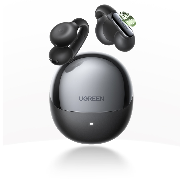 Ugreen HiTune S5 หูฟังไร้สายบลูทูธ 5.4 หูฟังเกี่ยวหูไร้สาย ใช้งานง่าย เสียงชัด พร้อมไมค์ในตัว รุ่น WS210