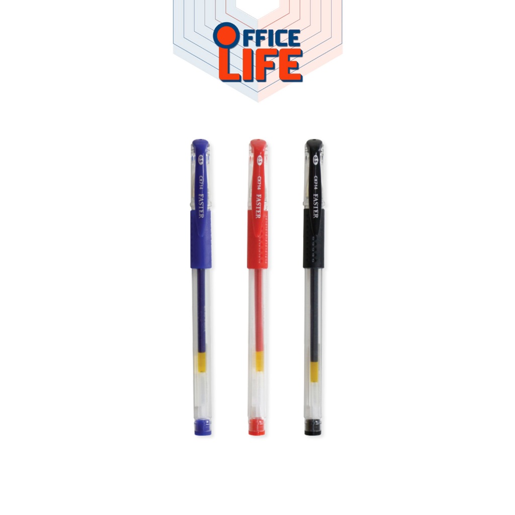 FASTER (ฟาสเตอร์) ปากกาเจล ปากกา รุ่น CX714 ขนาด 0.5 mm ( 1 / ด้าม )