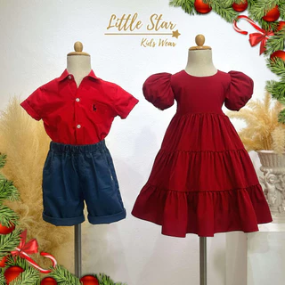 ⭐️Littlestar👧🏻เดรสกระโปรงยาว3ชั้นแขนตุ๊กตา ผ้าไหมอิตาลี ใส่สวย มี17สี GMP0608 (2XL,3XL) รุ่นนี้มี2ตะกร้านะคะ
