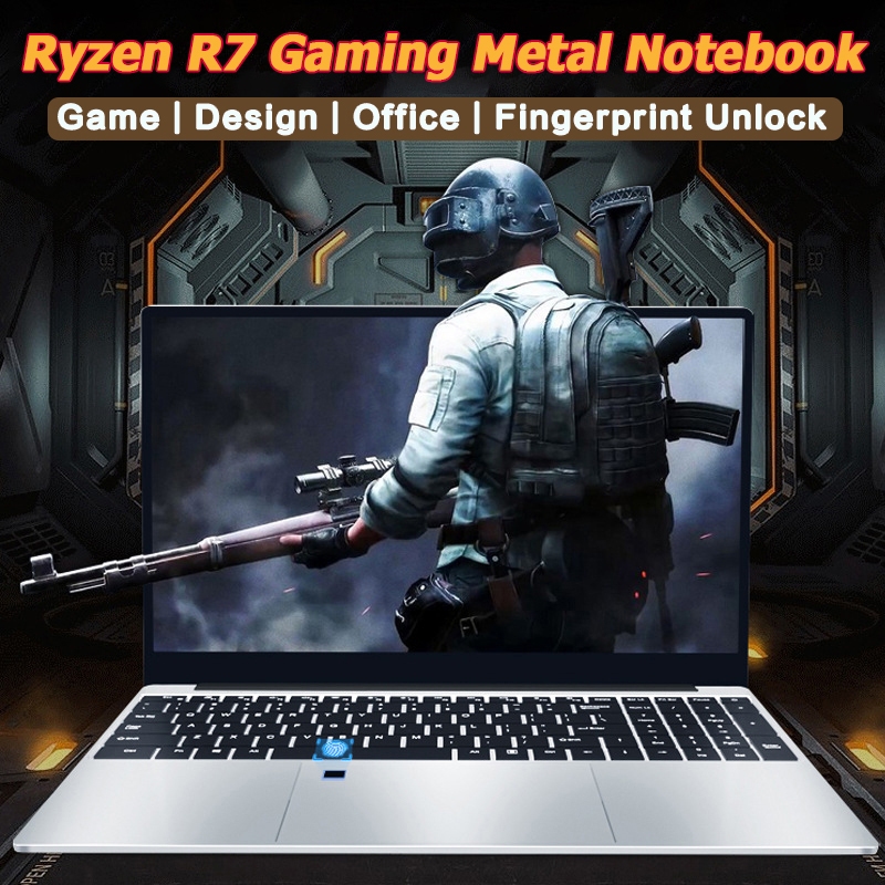 2025 ใหม่ แล็ปท็อป AMD Ryzen R7 4700U 15.6 นิ้ว 1920 * 1080 Windows 11 16GB RAM 1TB SSD  สำหรับสำนัก