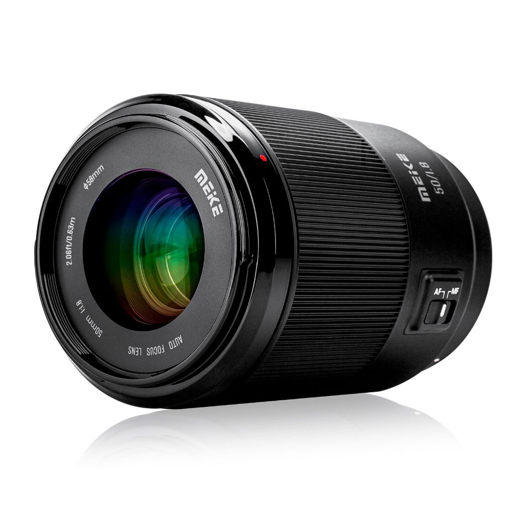Meike 50mm F1.8 Auto Focus Lens สำหรับกล้อง Mirrorless Sony / Nikon (รับประกัน 1ปี)