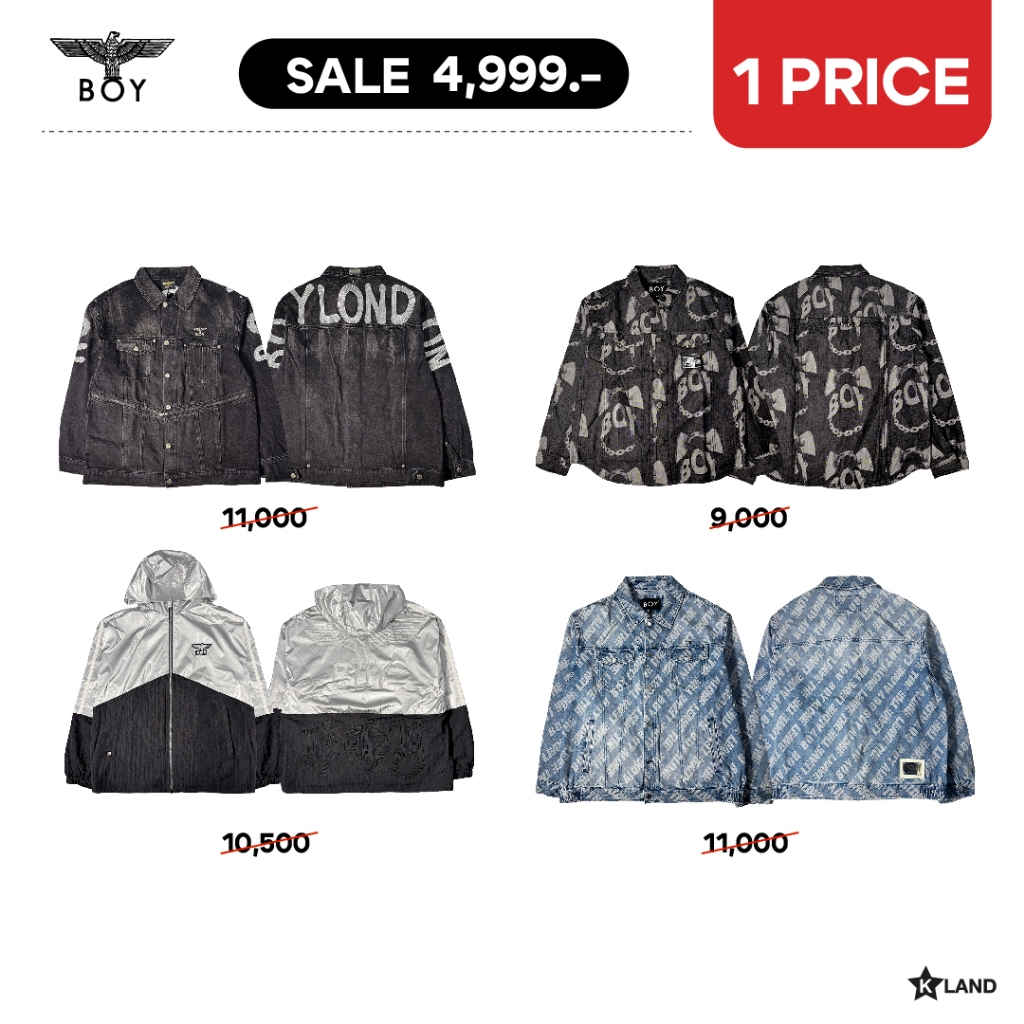 [ BIG SALE ] BOY LONDON JACKET LONDON เสื้อแขนยาว แจ็คเก็ต บอยลอนดอน