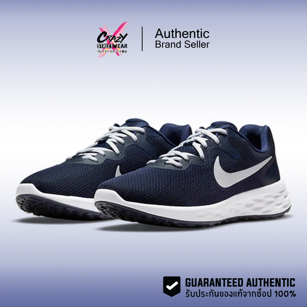 Nike Revolution 6 สี "Midnight Navy" (DC3728-401) สินค้าลิขสิทธิ์แท้ Nike รองเท้าผู้ชาย ไนกี้ ของแท้