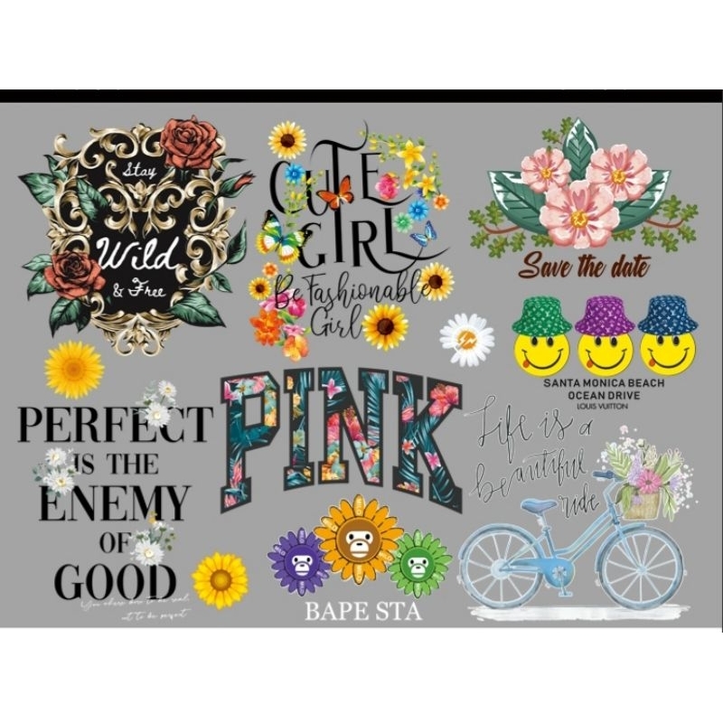 A16*สติกเกอร์ตัวใหญ่ โลโก้รีดติดเสื้อ ติดกระเป๋าติดหมวก ตัวรีดติดเสื้อ ติดผ้าได้หลายชนิด*