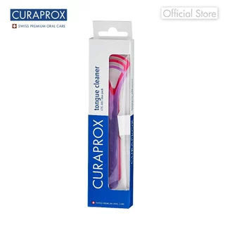ที่ขูดลิ้น CURAPROX CTC 203 Duo Pack ประกอบไปด้วยรุ่น CTC 201 (แบบเรียบ) และ CTC 202 (แบบ 2 ชั้น - เรียบ และหยัก) (คละสี