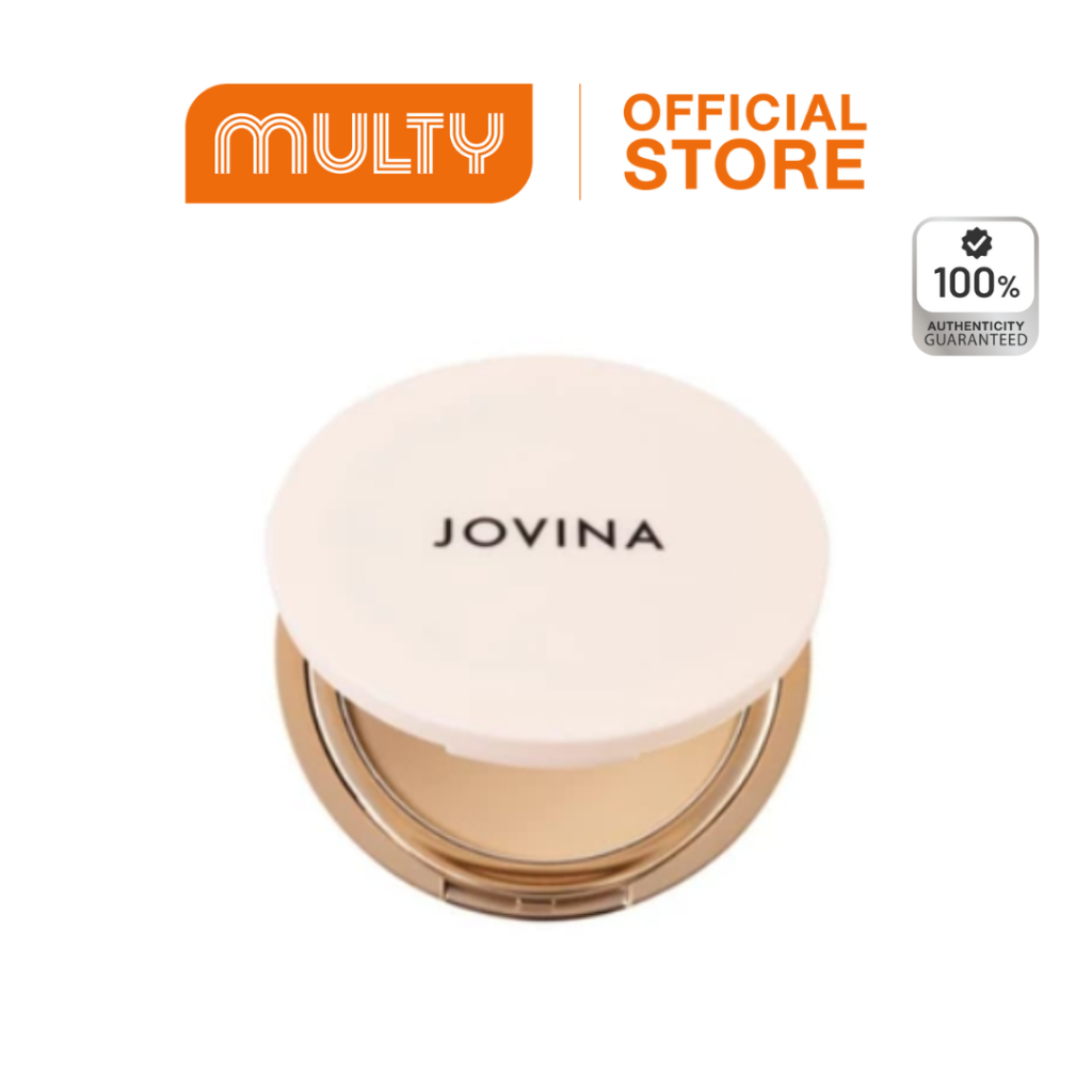 Jovina Smooth Skin Foundation Powder SPF 30 PA+++ 10g แป้งพัฟผสมรองพื้น