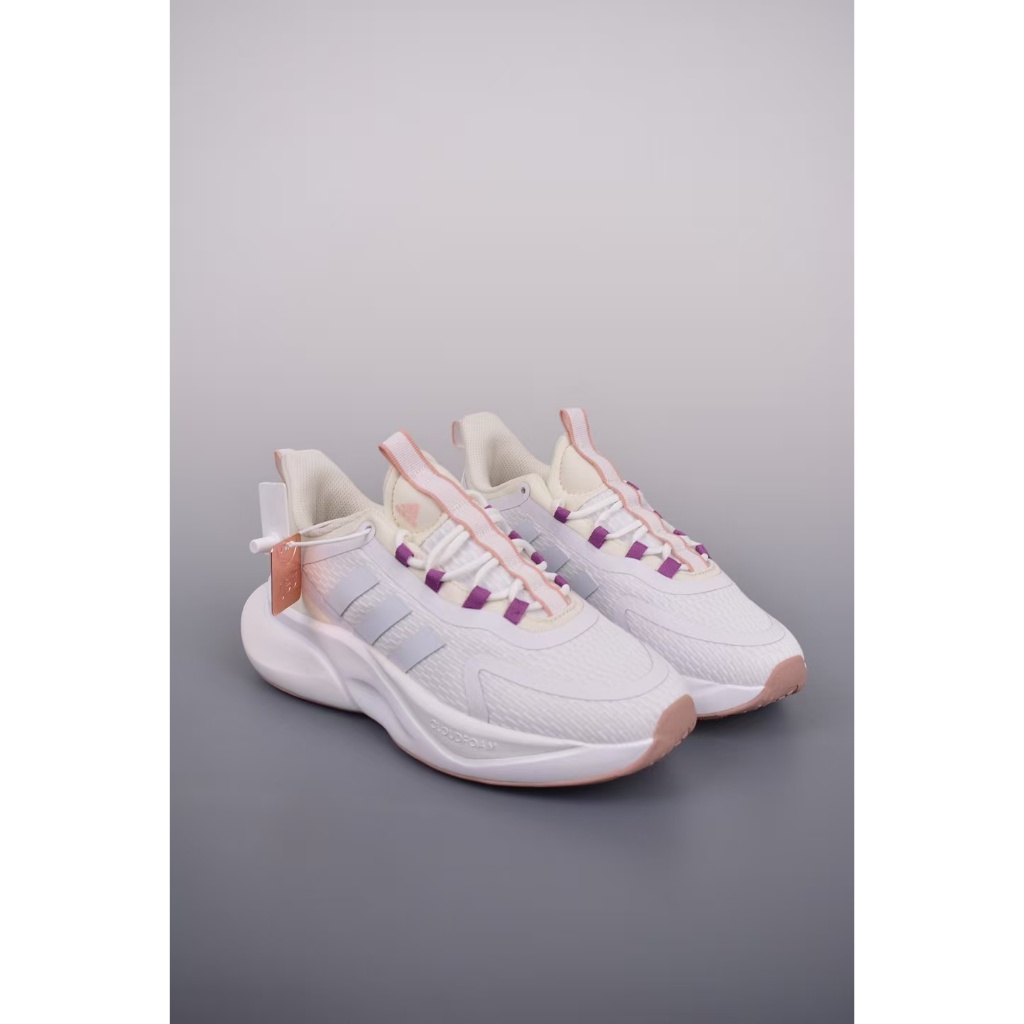 ผลิตภัณฑ์ถ่ายจริง adidas ALPHABOOST V1 Sustainable รองเท้าวิ่งสบาย ๆ เทรนด์ต่ำHP6150DD