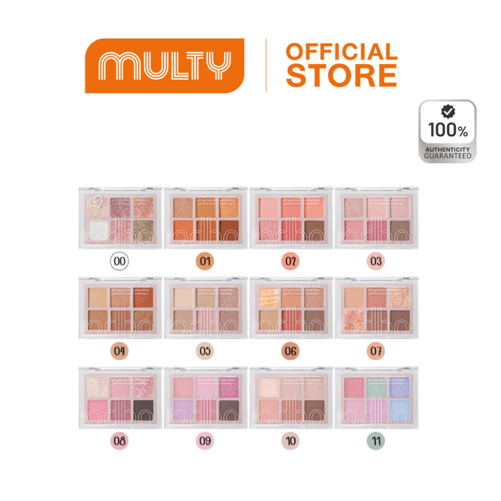 Odbo Signature Eyeshadow 4.8 g.