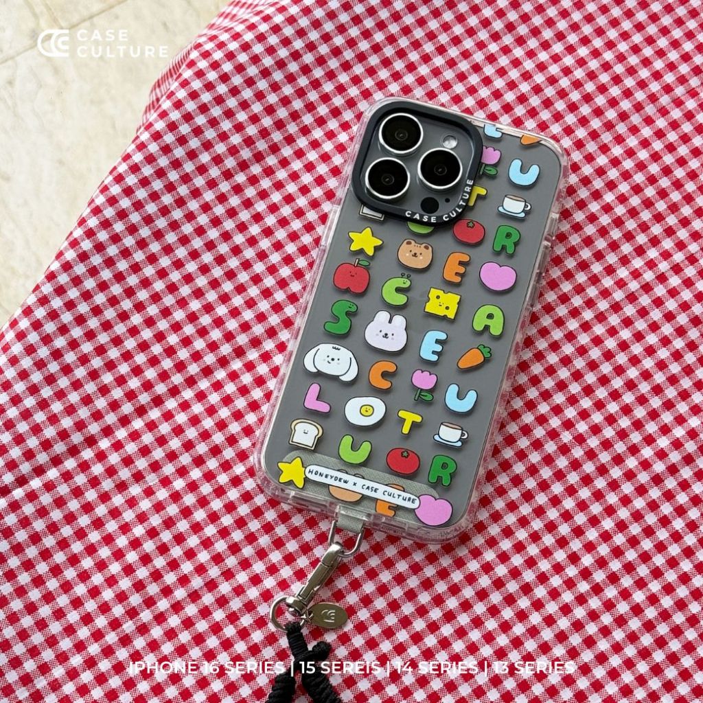 ลาย Alphabet Case Culture เคสกันกระแทก iPhone แบรนด์ Case Culture x Honeydew