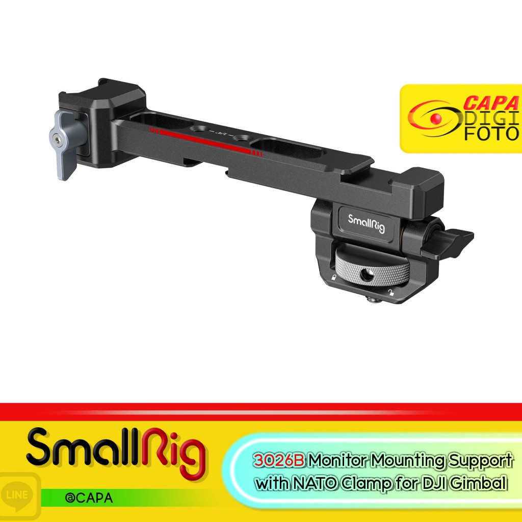 SmallRig Monitor Mounting Support with NATO Clamp for DJI Gimbal 3026 3026b