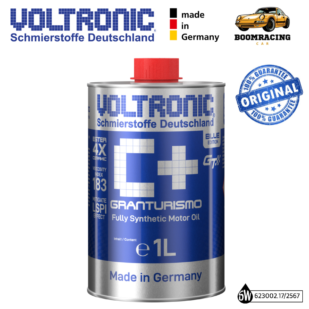VOLTRONIC C+ BLUE BORON CERAMIC Base Oil Group 4PAO+5ESTER 4X น้ำมันเครื่องสังเคราะห์แท้ 100%