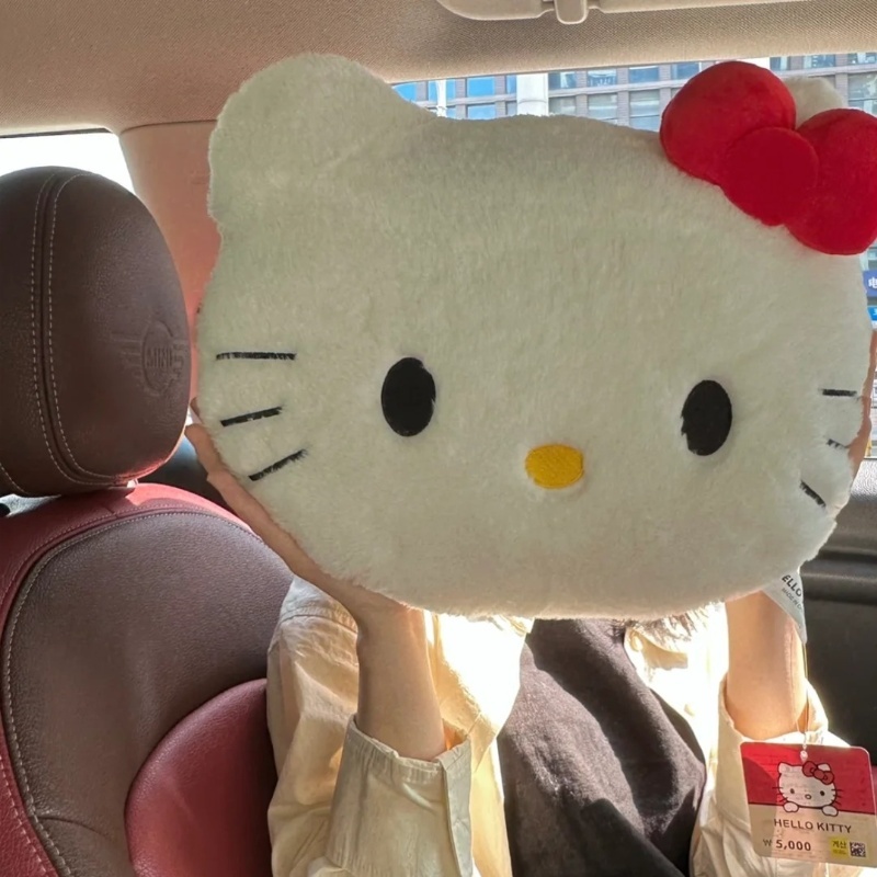 พนักพิงศีรษะ, ของขวัญสาวตกแต่งบ้าน Hello Kittys หมอน, การ์ตูนอะนิเมะโซฟาเบาะของเล่นตุ๊กตา