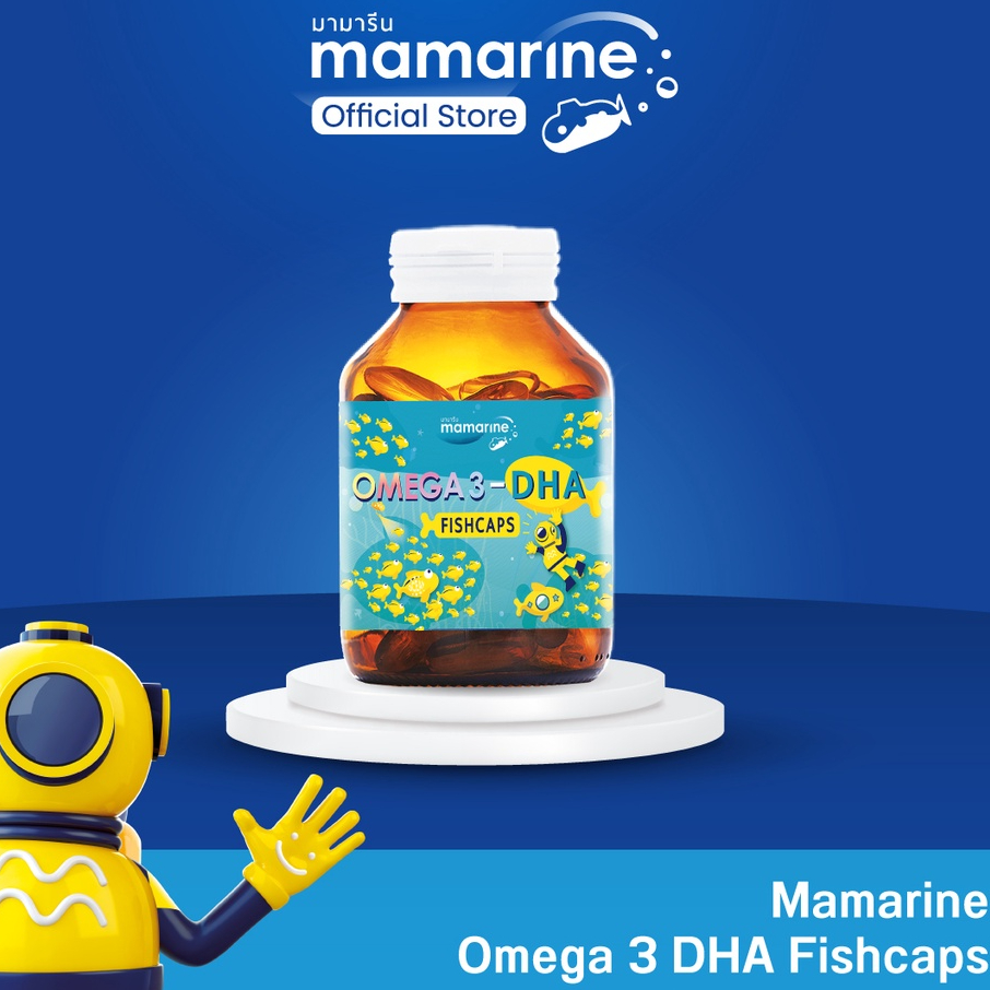 (แพ็ก 1 กระปุก) Omega-3 DHA Fishcaps (บรรจุ 60 เม็ด)
