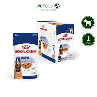 [PETClub] Royal Canin Maxi Adult Gravy Pouch [140g. ยกกล่อง 10 ซอง]